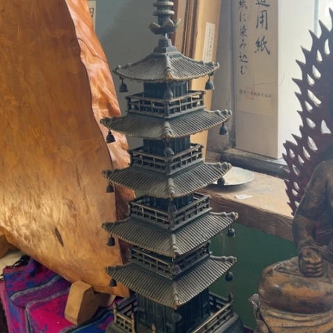 蜜安罐瓷香炉锡茶则