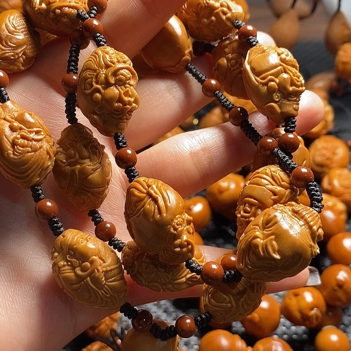 吊坠橄榄核卟*财神脖挂