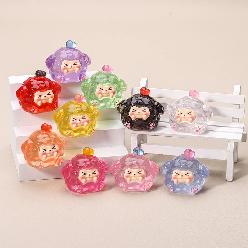 【直播拆+许愿+对碰+九宫格】高透福气团子可爱diy饰品配件