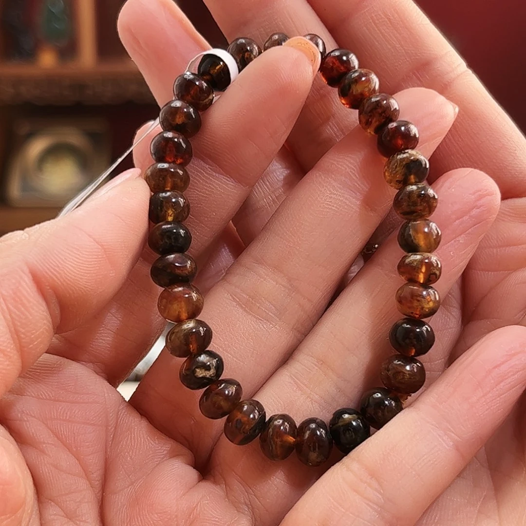 未镶嵌琥珀裸石抚顺琥珀10710七