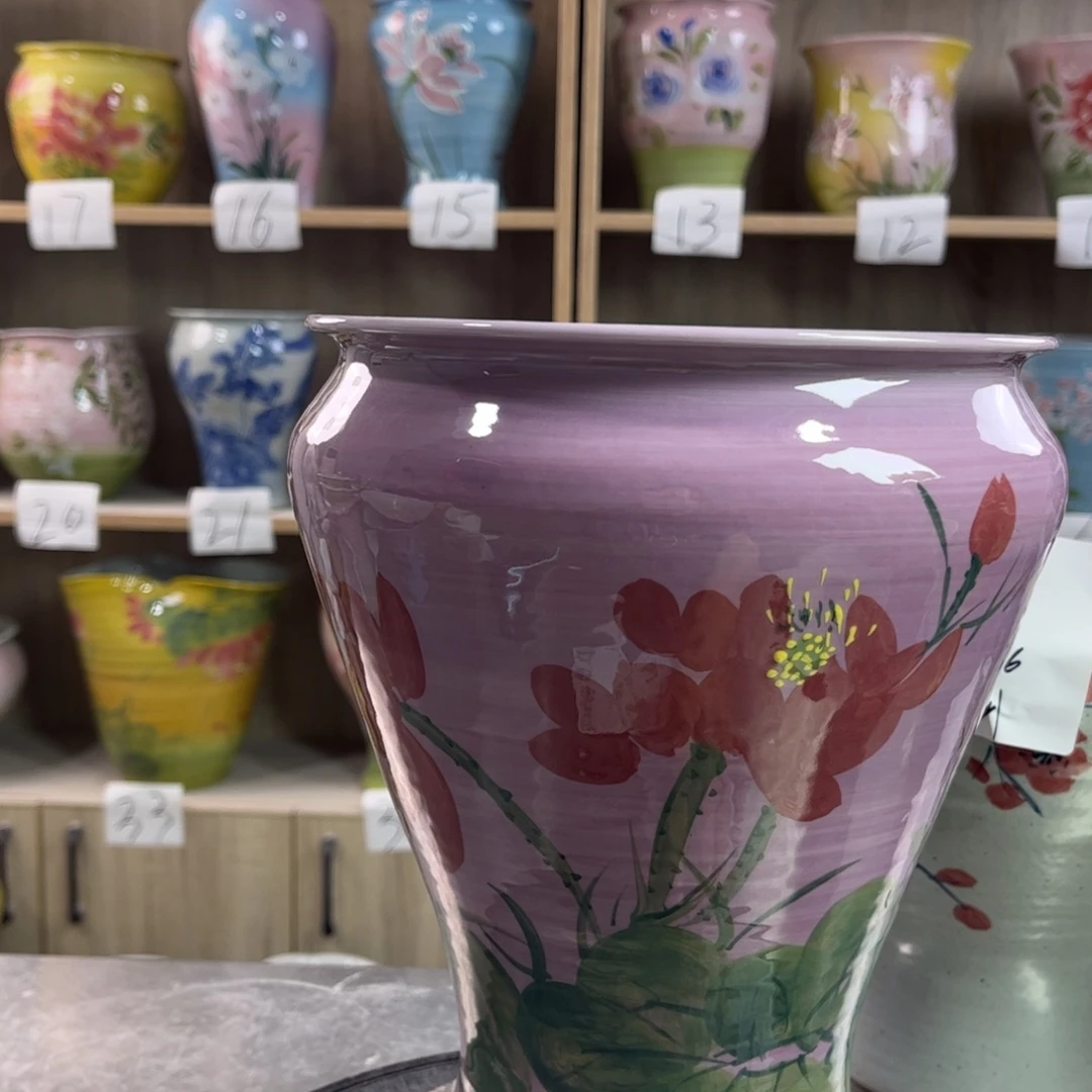 景德镇陶瓷花盆花盆