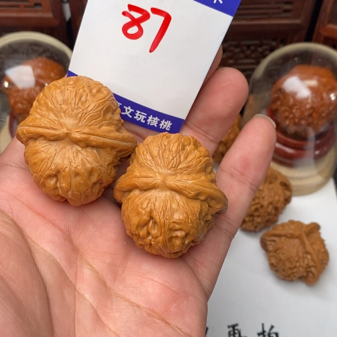 囍***吊坠文玩核桃核桃