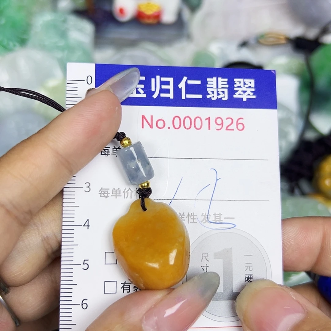 翡翠未镶嵌吊坠(不含链)111
