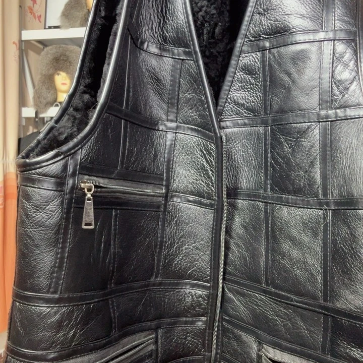 羊皮马甲高颜值马甲