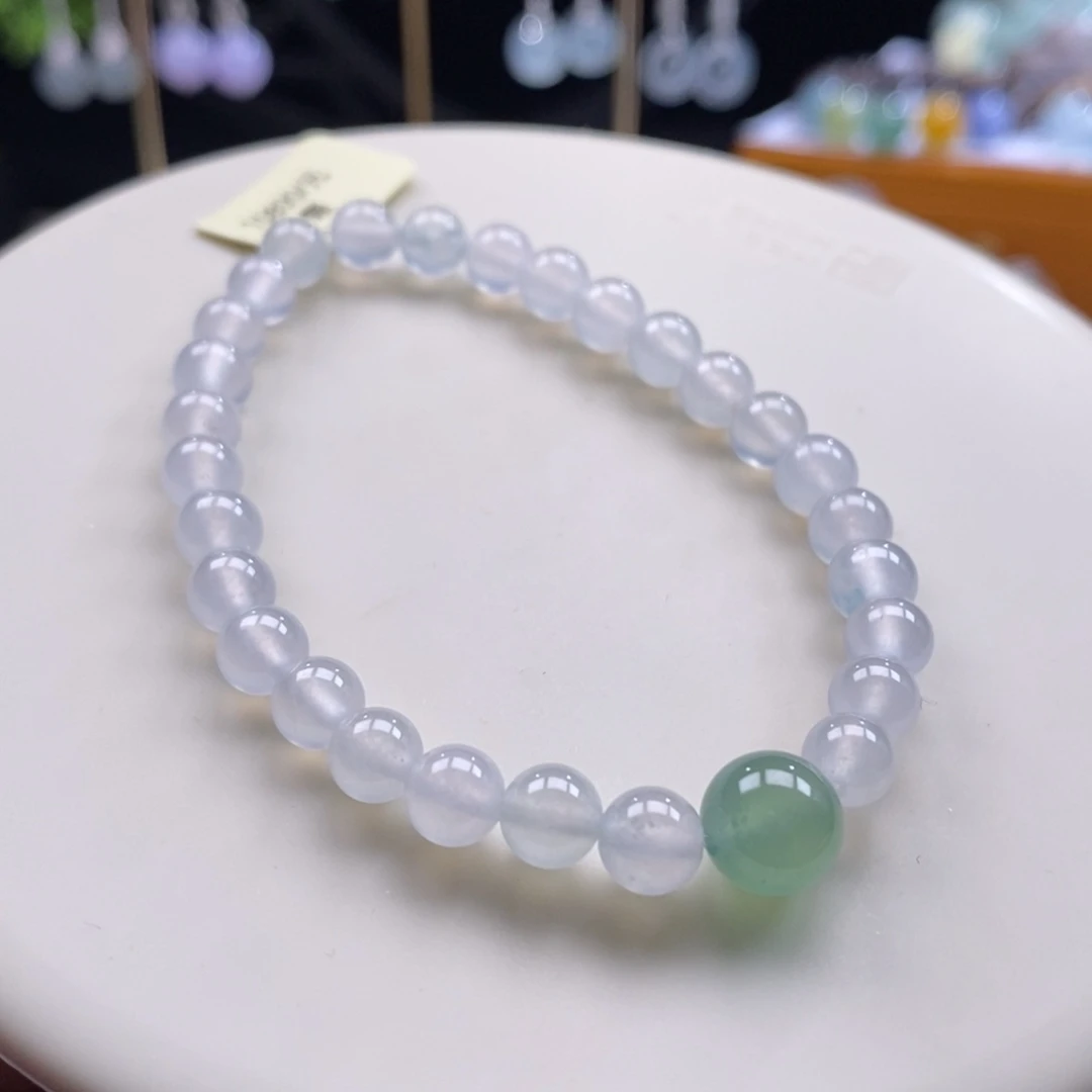 翡翠吊坠(不含链)未镶嵌翡翠茅台白手串