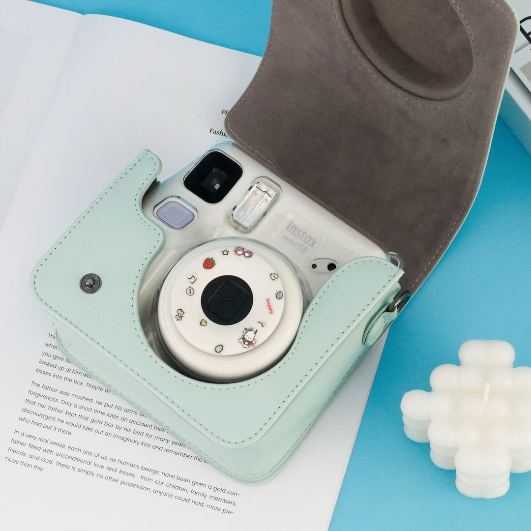 新款minise 7+7c7s拍立得相机包保护套配肩带可装透明壳收纳包