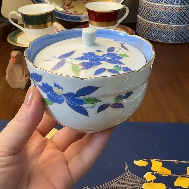 瓷C9322西风作盖罐