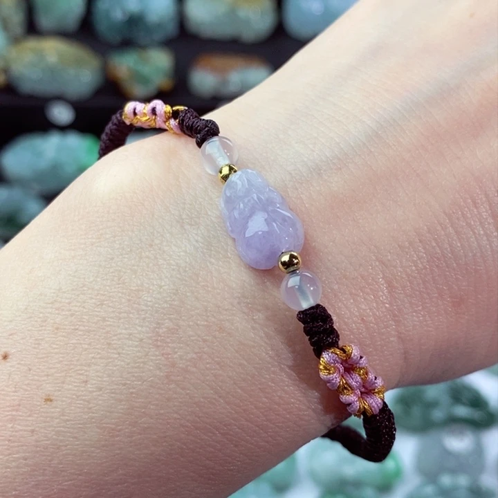 翡翠颈饰未镶嵌天然