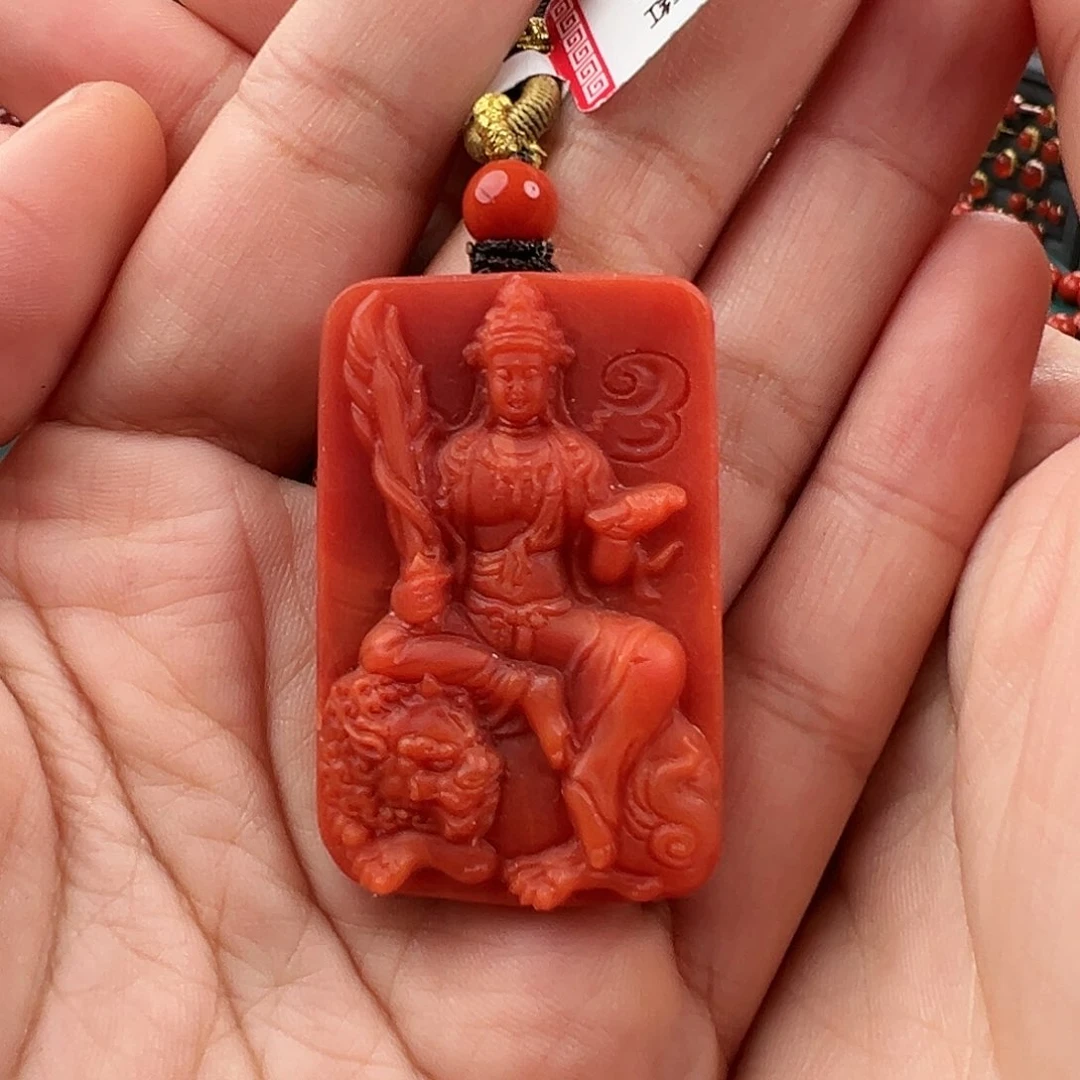 南红玛瑙吊坠未镶嵌