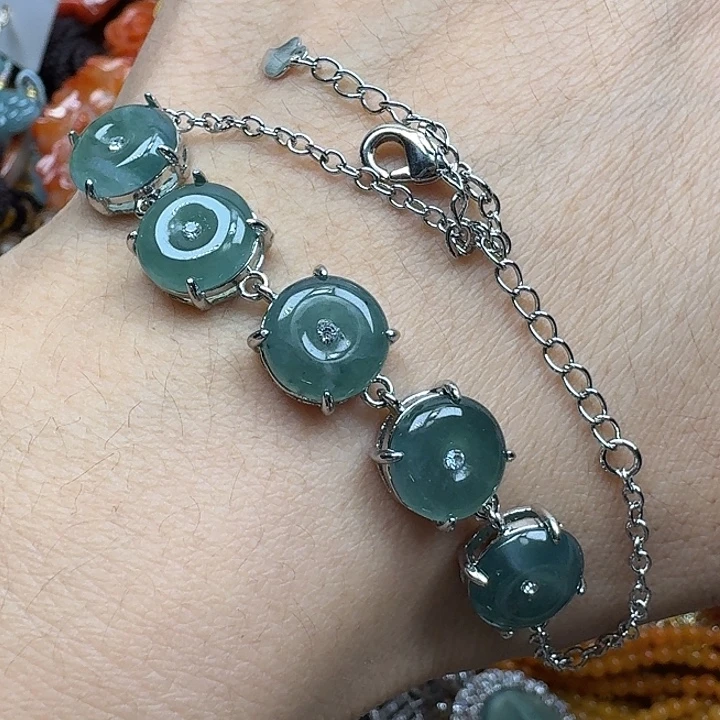 翡翠未镶嵌项链翡翠