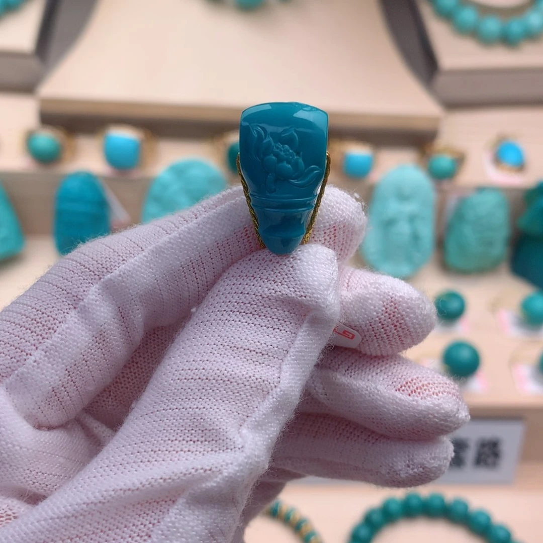 绿松石珠宝奇石未镶嵌