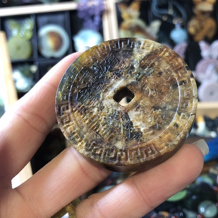 岫玉未镶嵌岫玉挂件