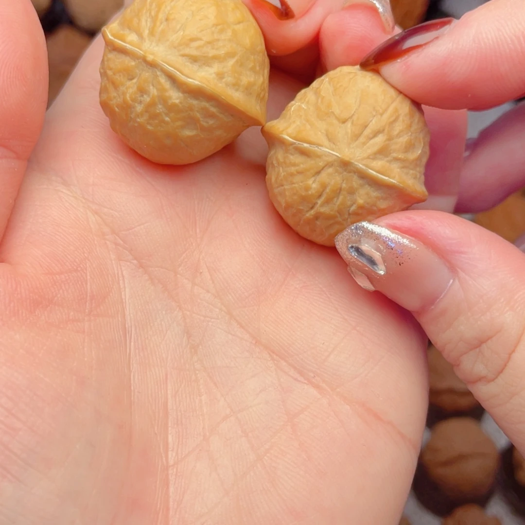 把件文玩核桃木鱼元宝