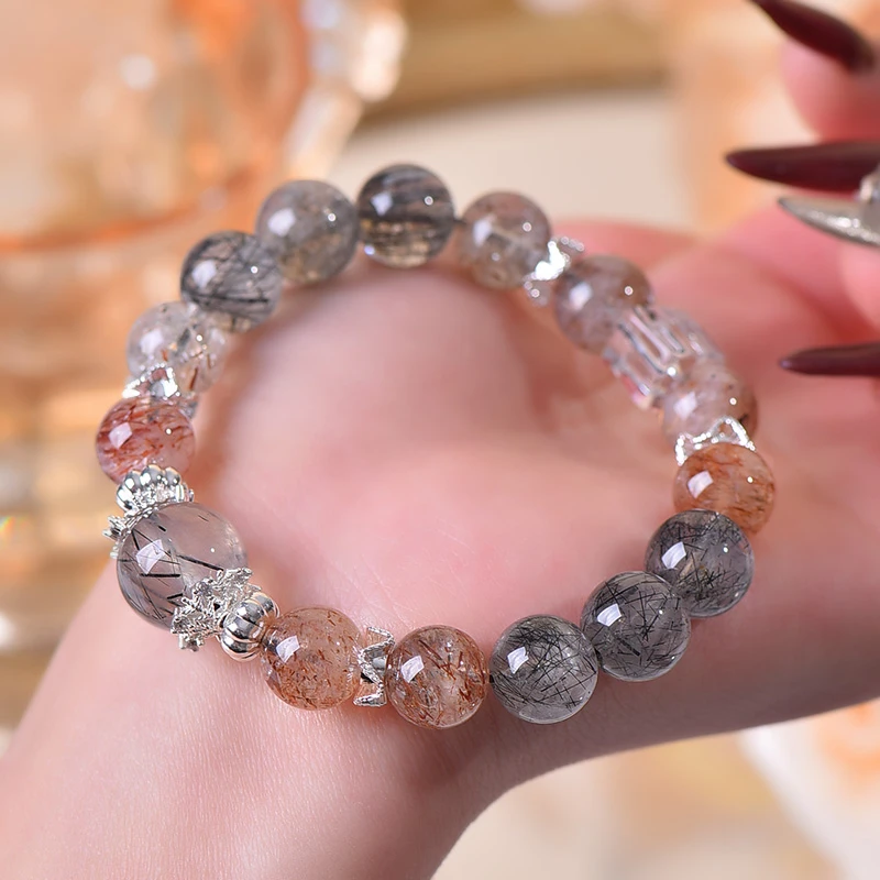 合金石英石手链 超方糖手链轻奢手饰时尚原创手工女士手串饰品