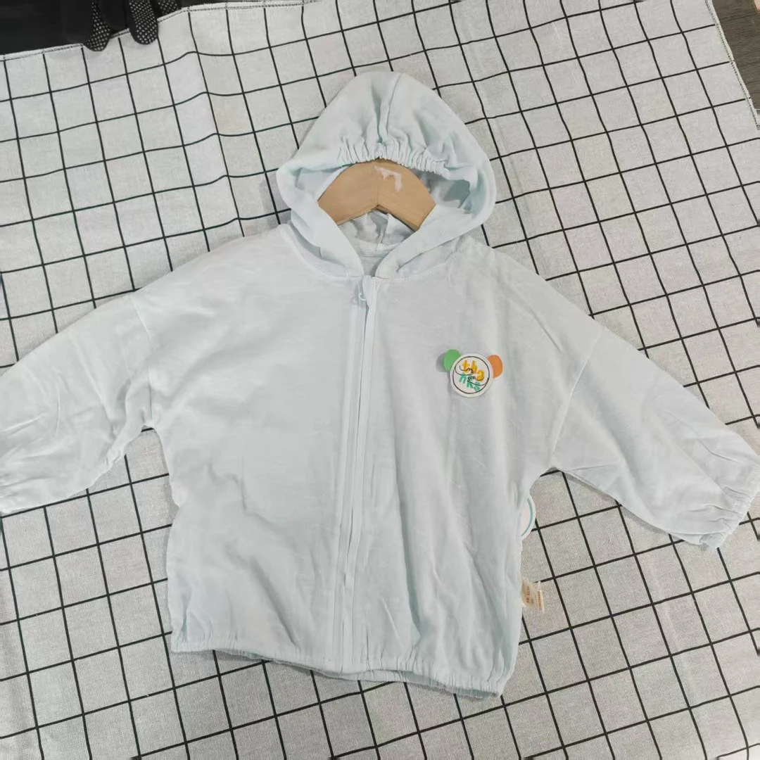 米豆酷尔 夏季纯棉连帽空调外套