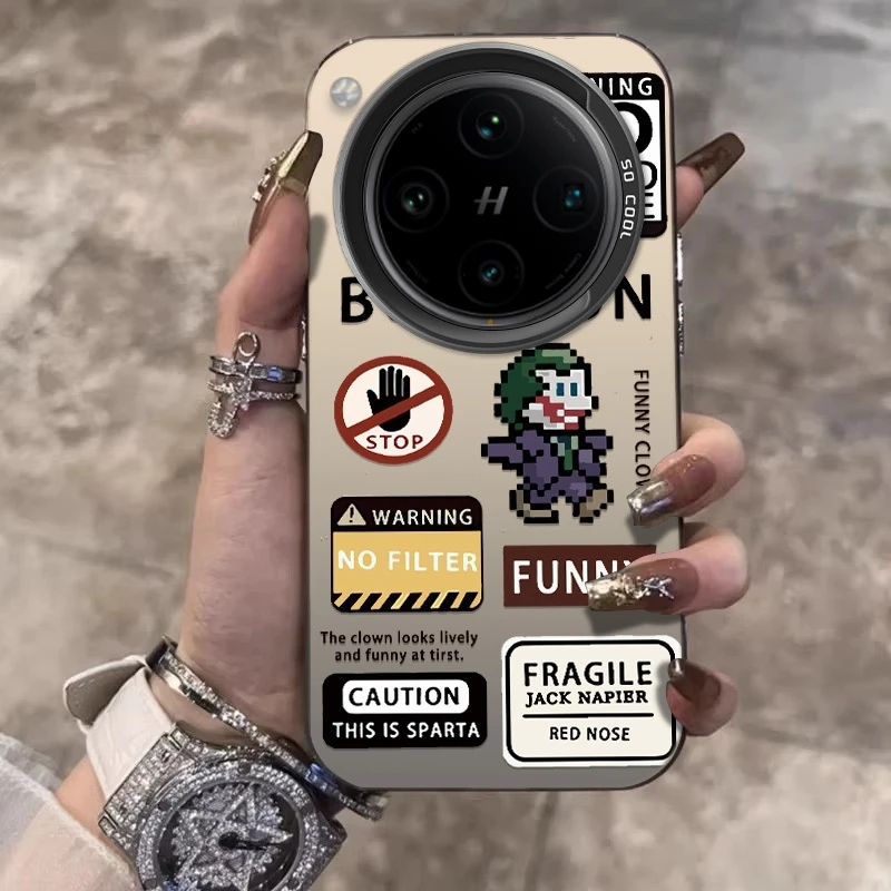 像素小丑适用OPPOFindX8Pro手机壳潮酷X8ultra小众X8s+防摔保护套