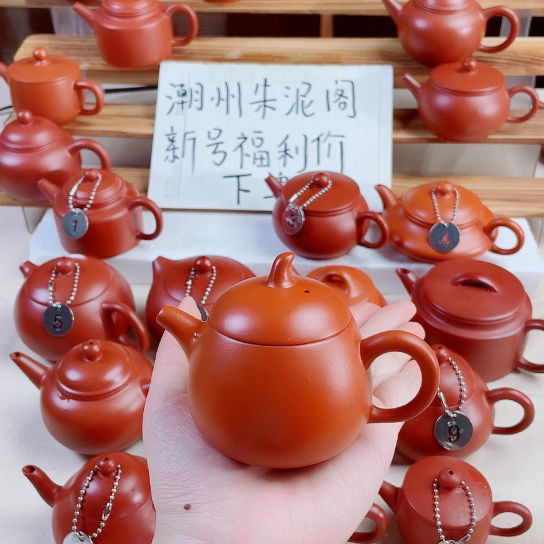 潮州朱泥壶小茄瓜110
