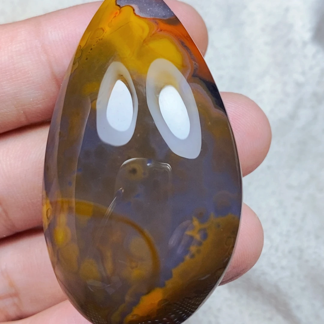 未镶嵌吊坠(不含链)玛瑙/玉髓神*