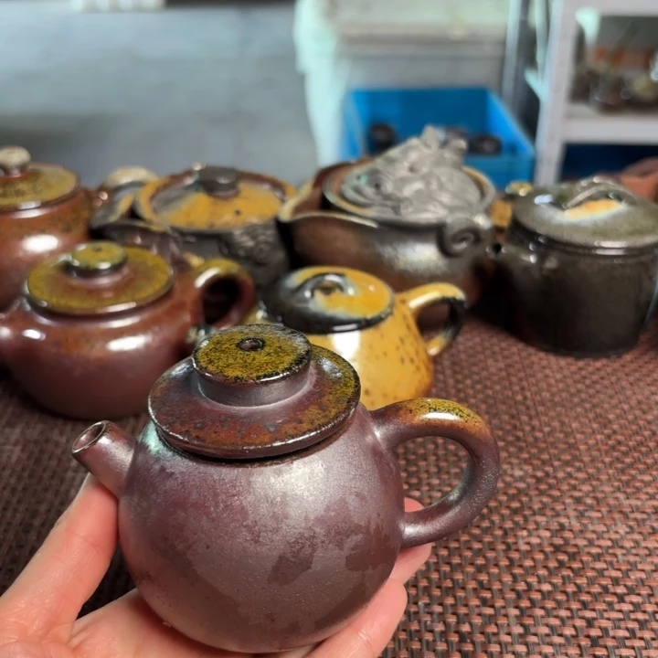 茶壶紫砂养彩巨轮