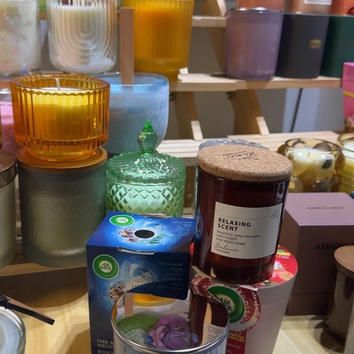 阿***人玻璃/陶瓷四只香薰蜡烛