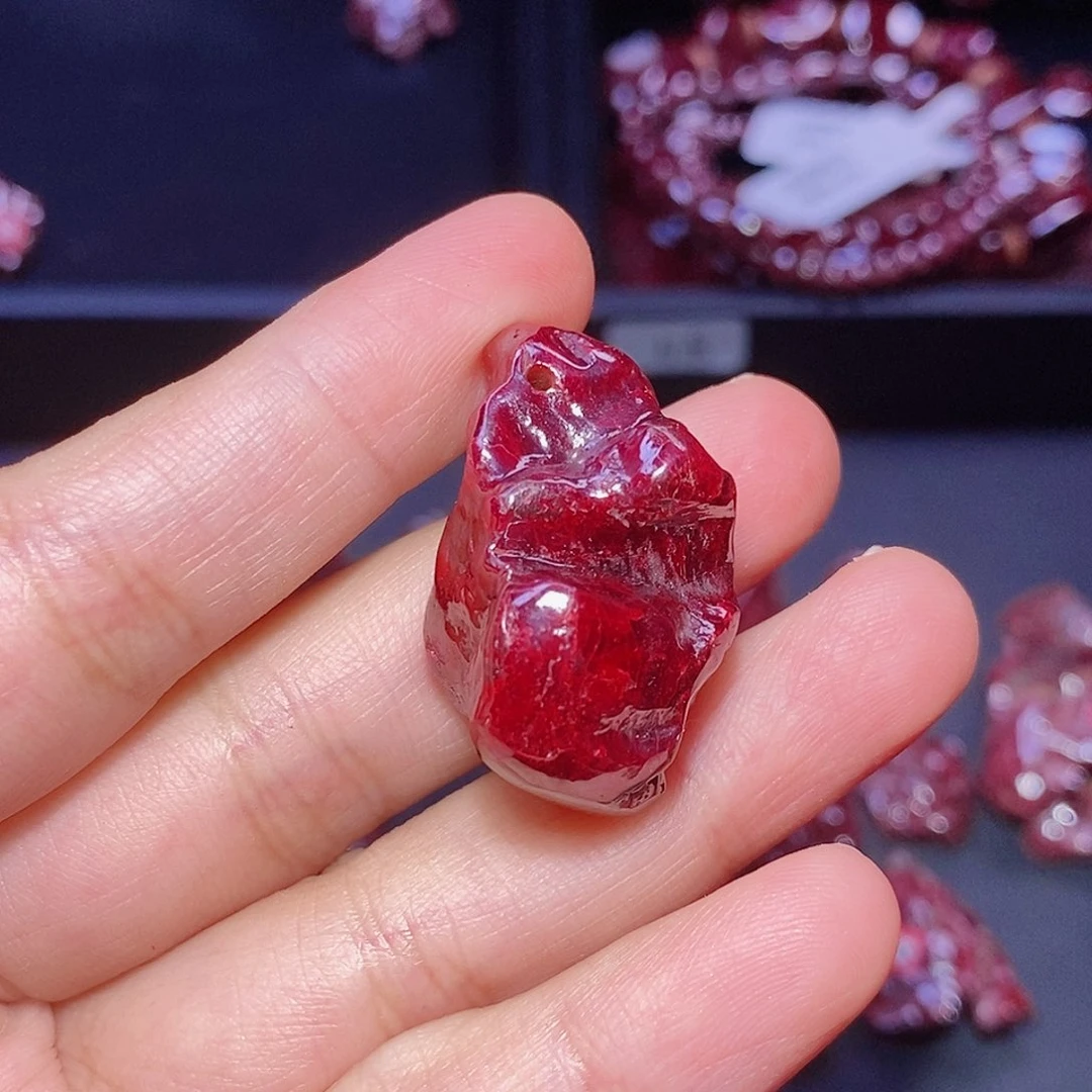 常***峰天然辰砂朱砂原矿石33.8