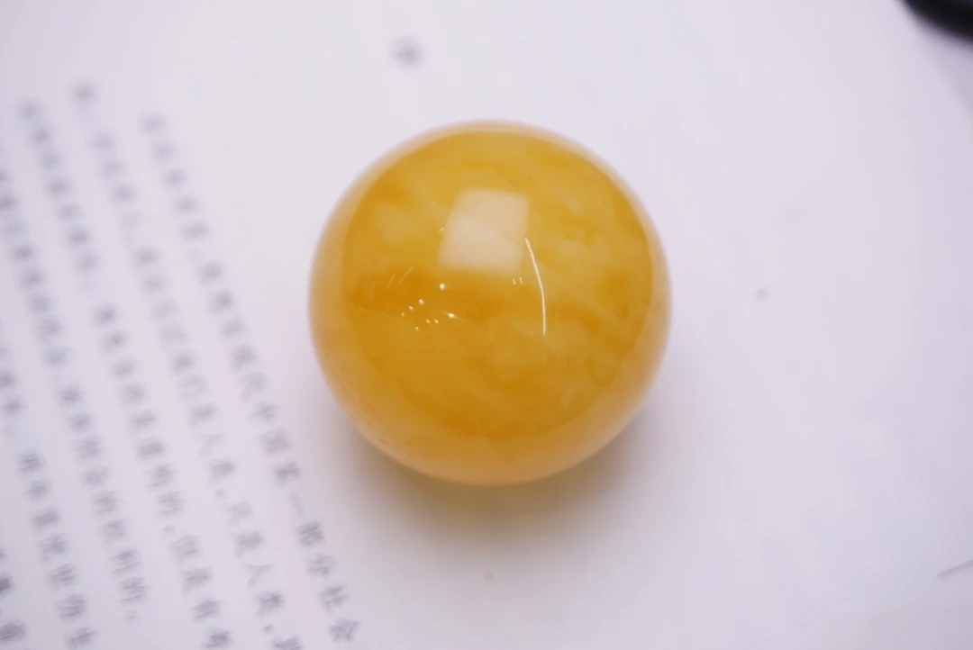 臻品单珠百搭黄色清新吊坠