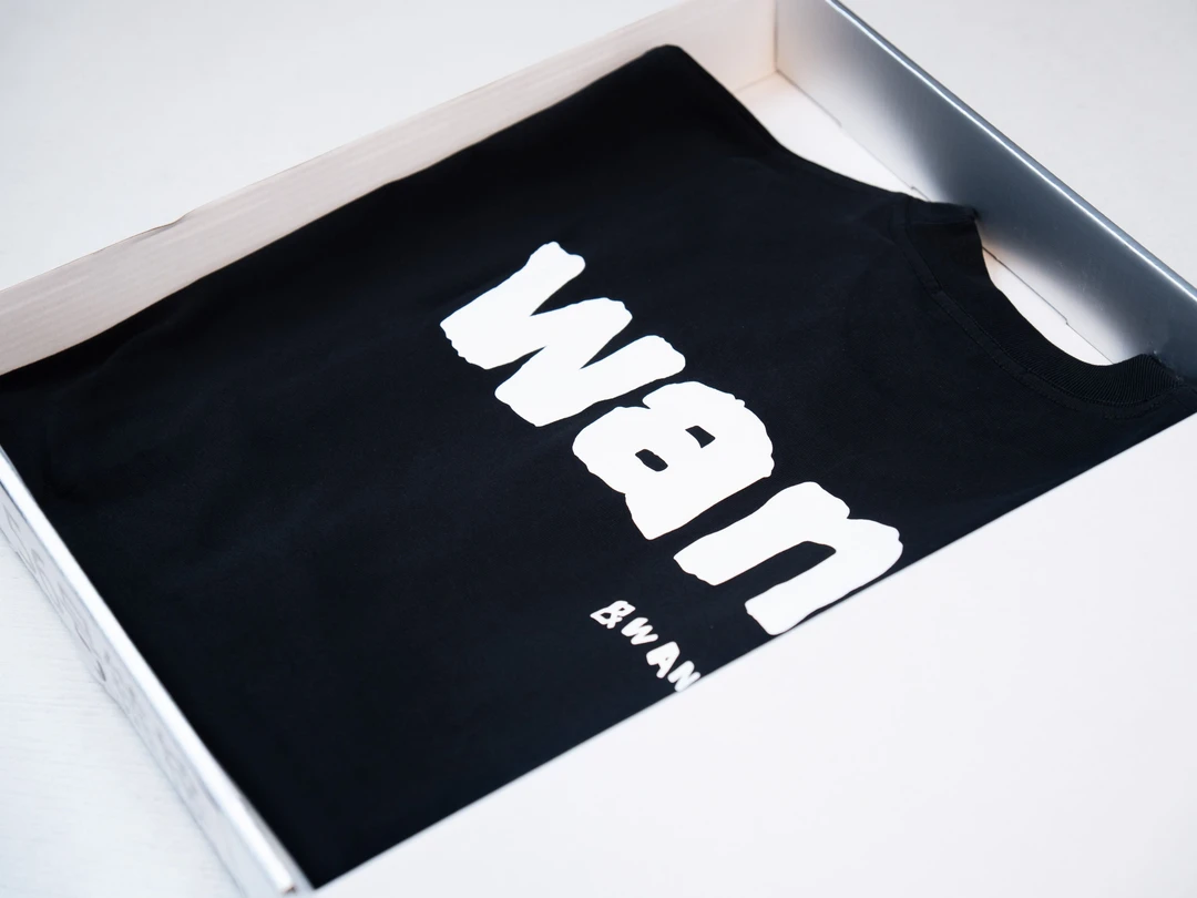 【大王家黑白简约字母】夏天重磅潮牌短袖圆领休闲T恤-coco9277