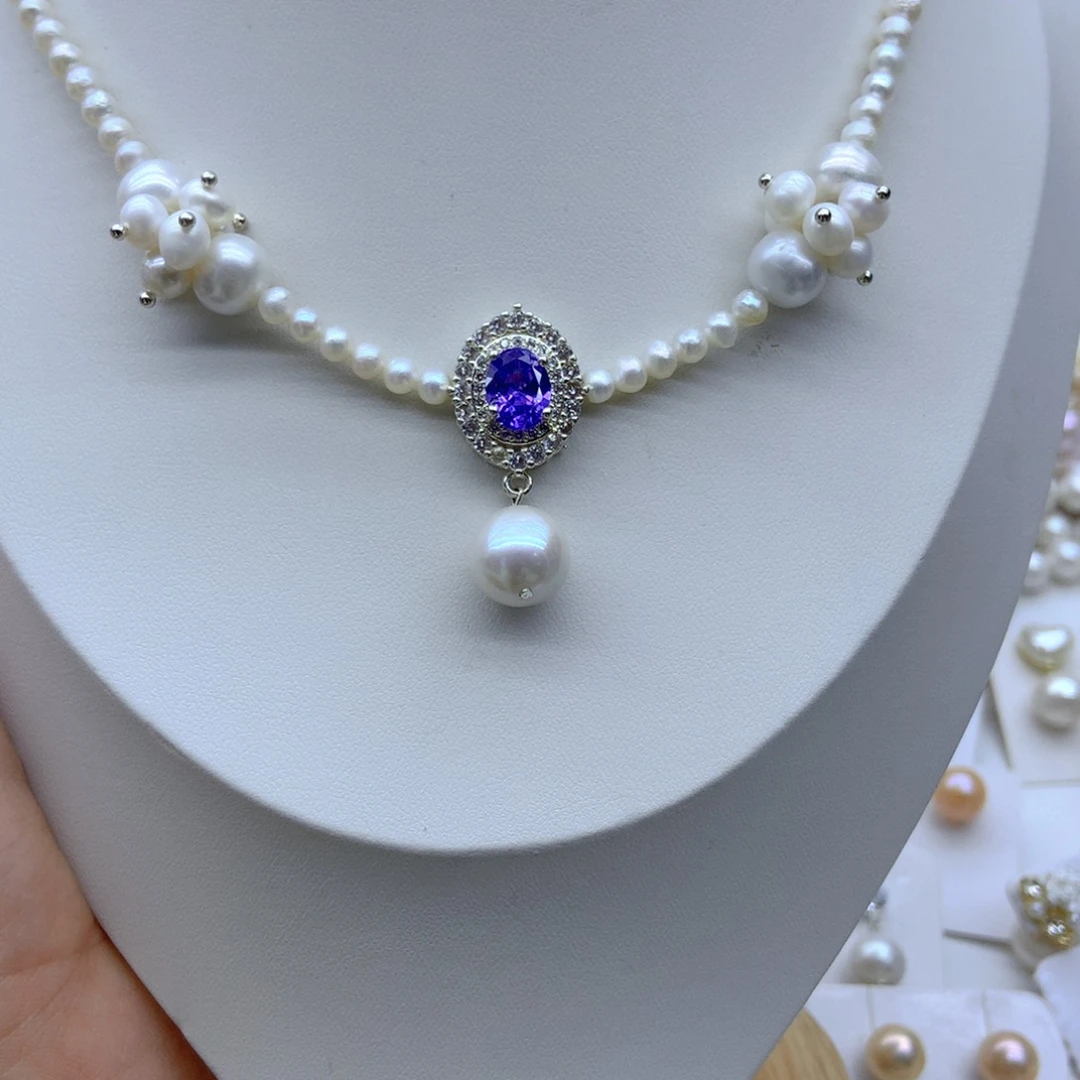 未镶嵌淡水珍珠耳饰