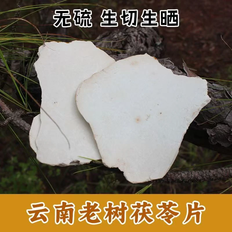 云南花甲茯苓小碎片【精选云南深山60年老树花甲茯苓】无硫生切生晒