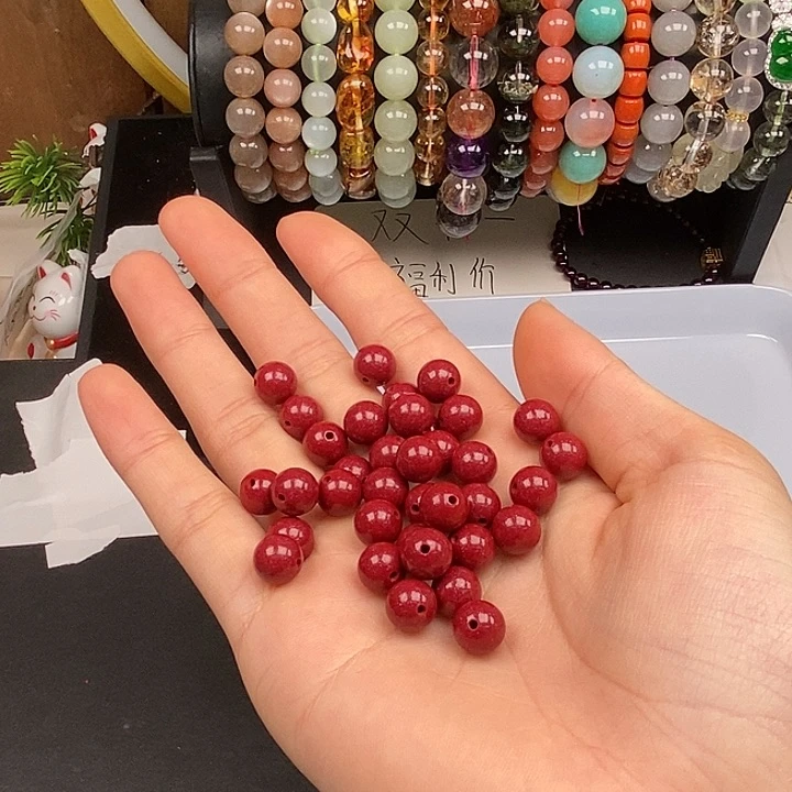 未镶嵌卡8紫金砂30个玛瑙/玉髓