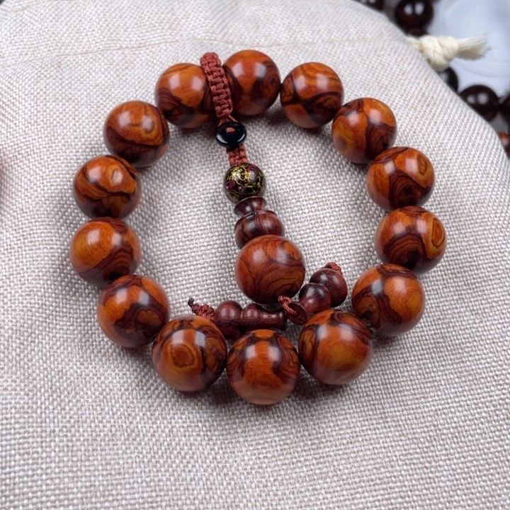 黄花梨/降香黄檀手串/手链星****全海南黄花梨1.6