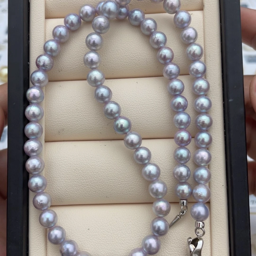 海水珍珠裸珠未镶嵌真多麻6-6.5mm