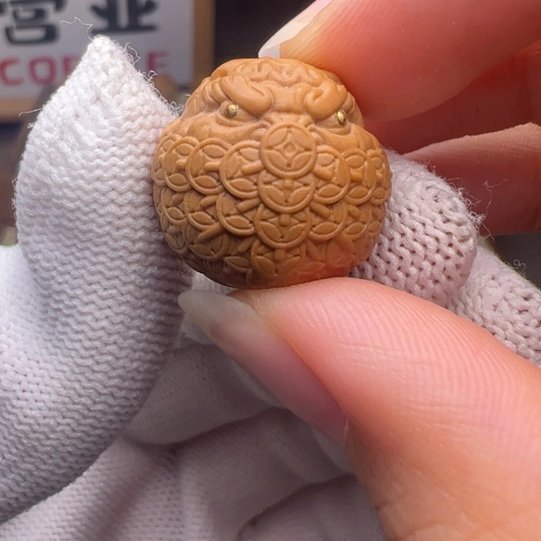 文玩核桃把件镶嵌款贪恶恶僧18左右尺寸全品有正常封口线
