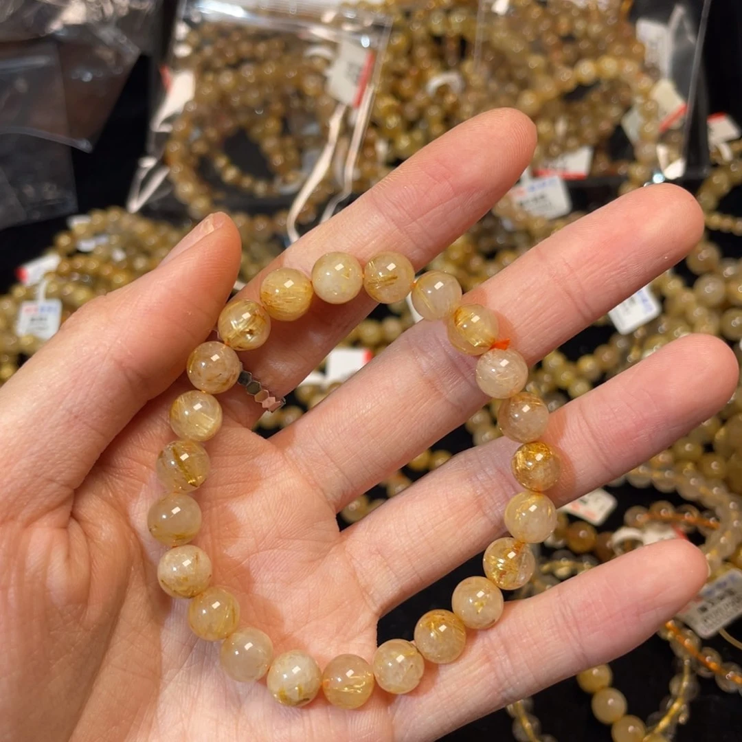 未镶嵌手串发晶霍***兹卡8