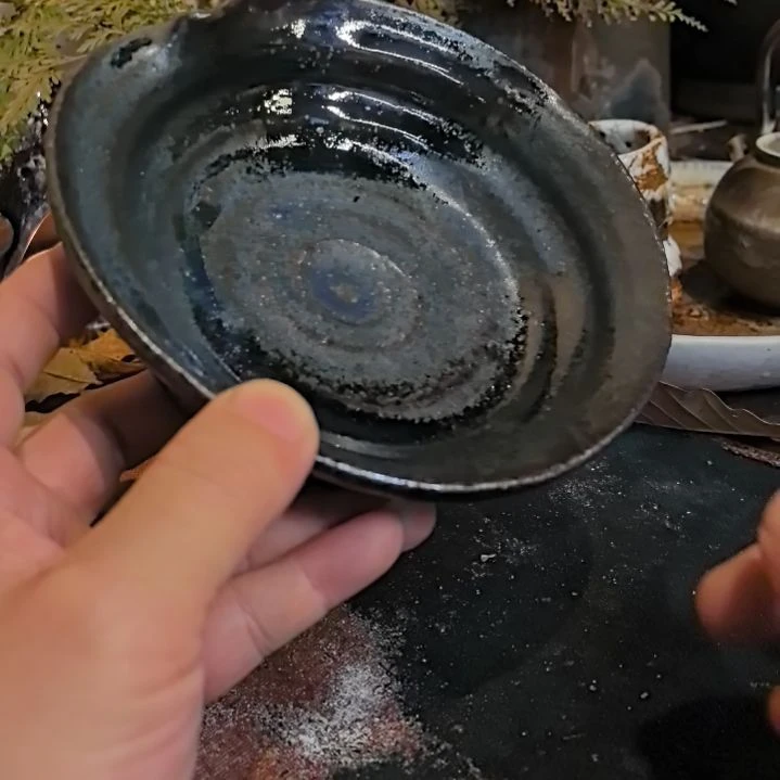 海***硬陶摆件手工高温原矿窑变新品福利