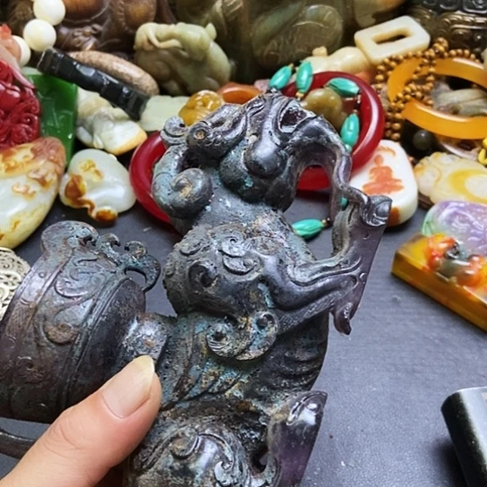 侠***姐紫金钵盂菩提吊坠