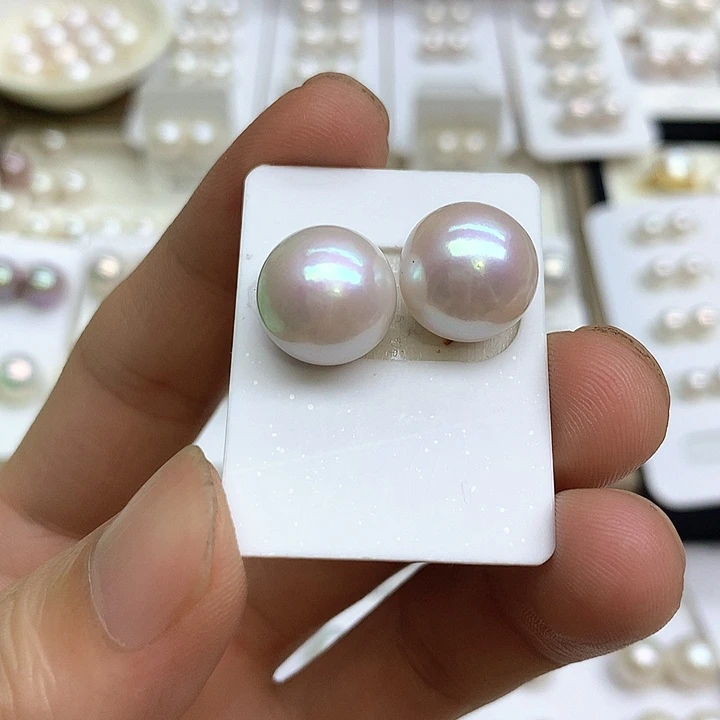 是****定制淡水珍珠银S925镶嵌发饰