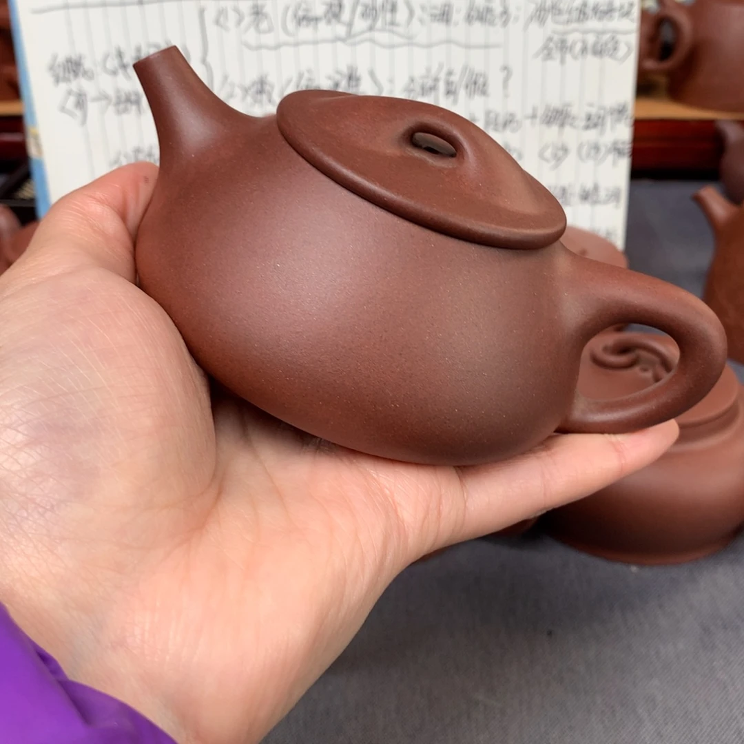 茶壶紫砂老块：红皮龙老块200尺寸