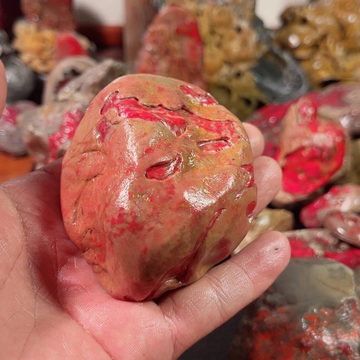 鸡血石9*k昌化鸡血石