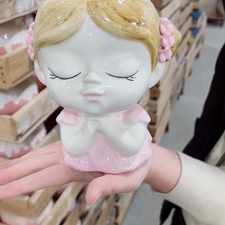 有孔，凑单福利满10元发货陶瓷多肉花盆！