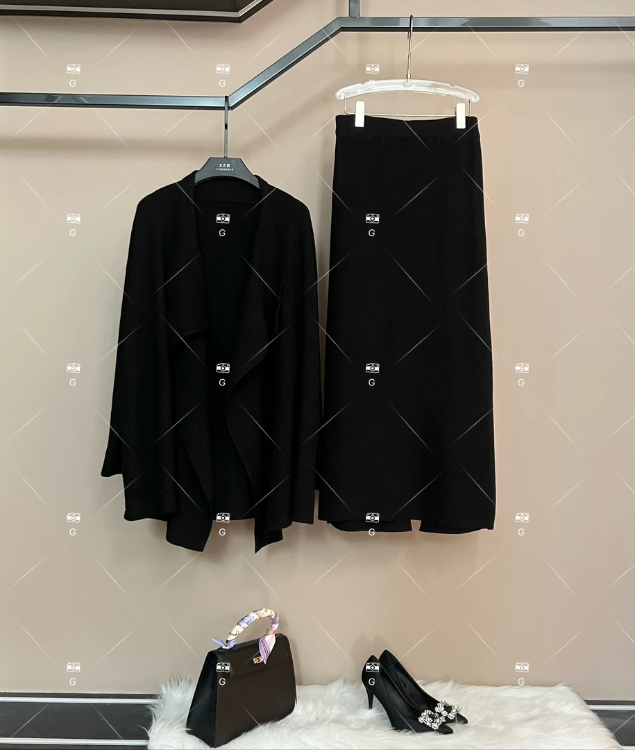 慵懒风老钱风法式时尚套装休闲设计师秋季秋冬女装 GS-57953