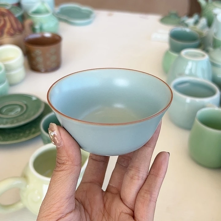 小米茶器龙泉青瓷