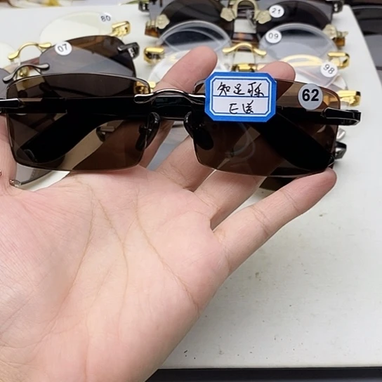 分体式天然水晶眼镜62e
