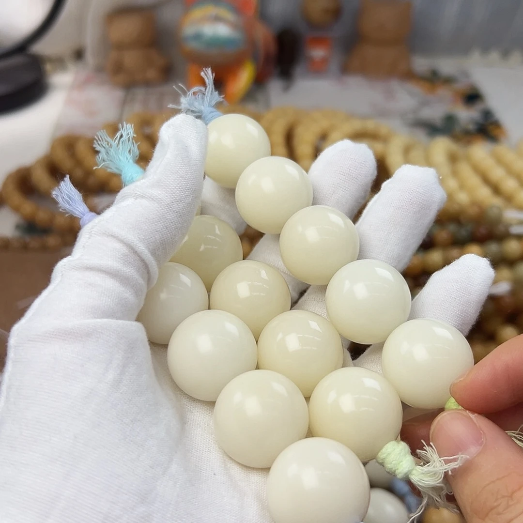 吊坠菩提根/象牙果23微瑕菩提根蓝紫色绳子