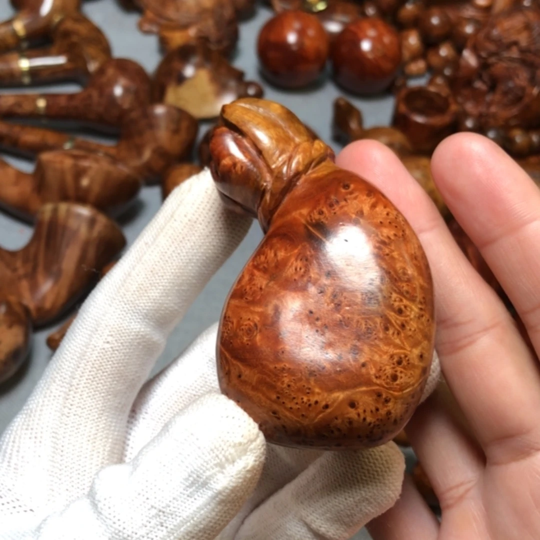 【闪购商品】木小*哥麻梨疙瘩火琉璃手把件