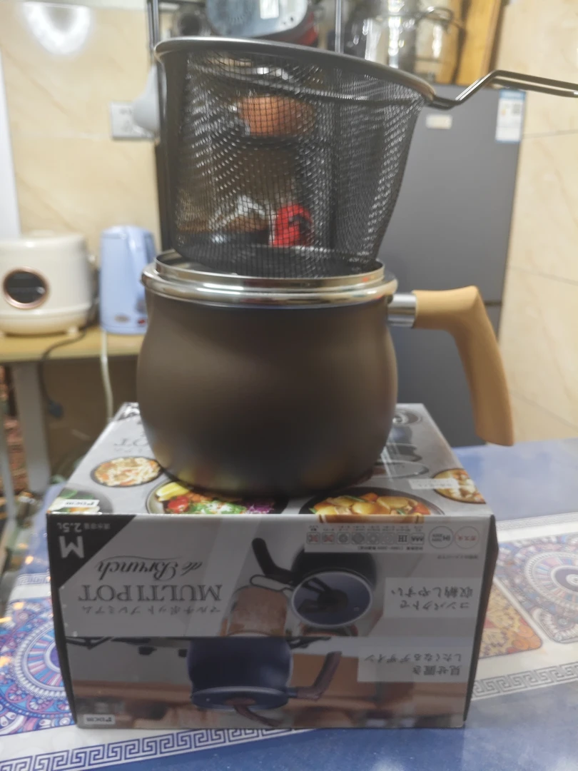特别精致的咖啡色 小奶锅，多功能奶茶必备锅