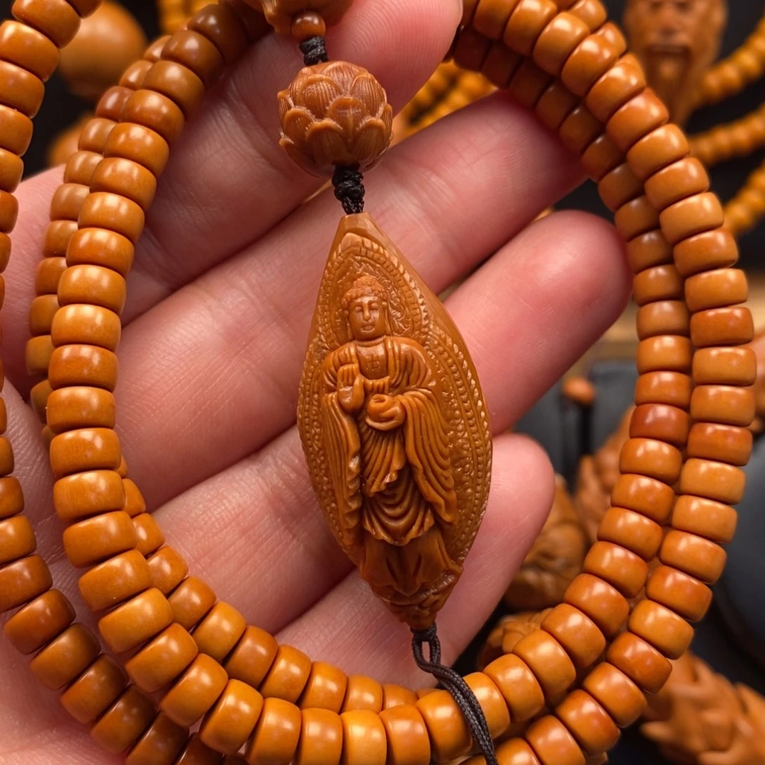 橄榄核手串如来脖挂