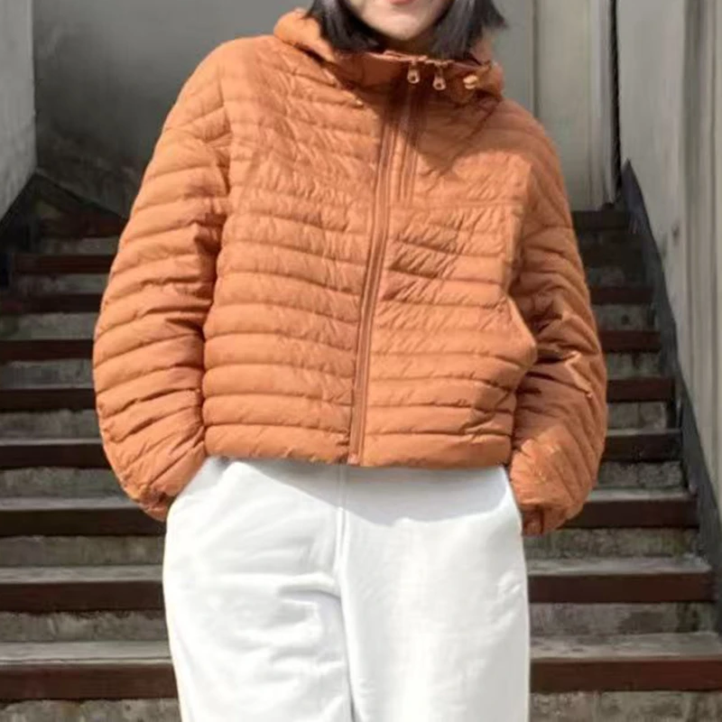 【竹外知时】日常休闲.必入必入.超轻云感排骨羽绒服