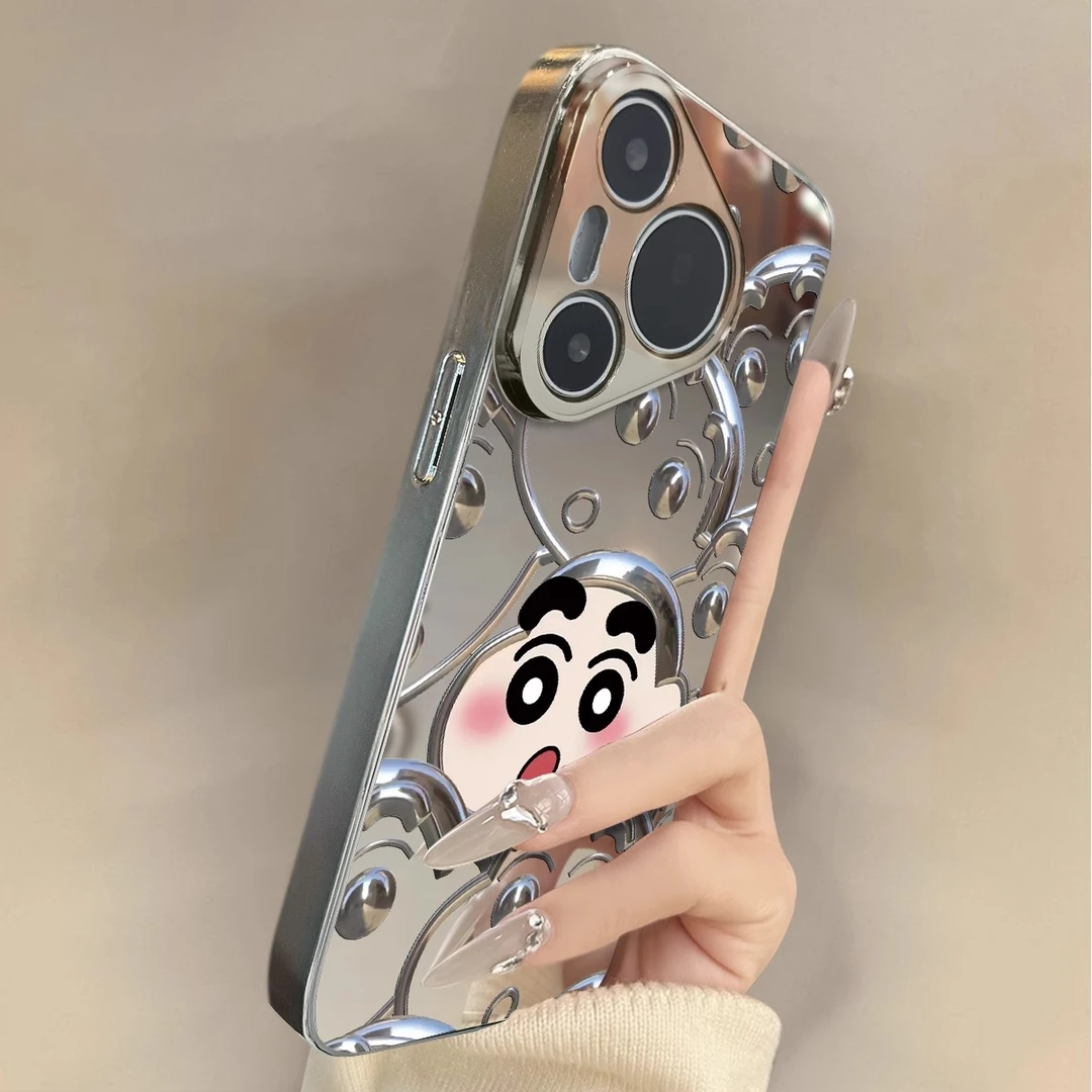 适用华为pura80Pro手机壳水银小新电镀镜面p70ultra硅胶全包防摔