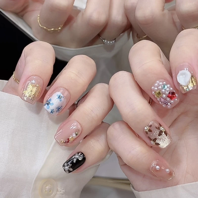 TugeNail“巴洛克珍珠”设计师高定高级感纯爱小众设计师美甲TGJ826